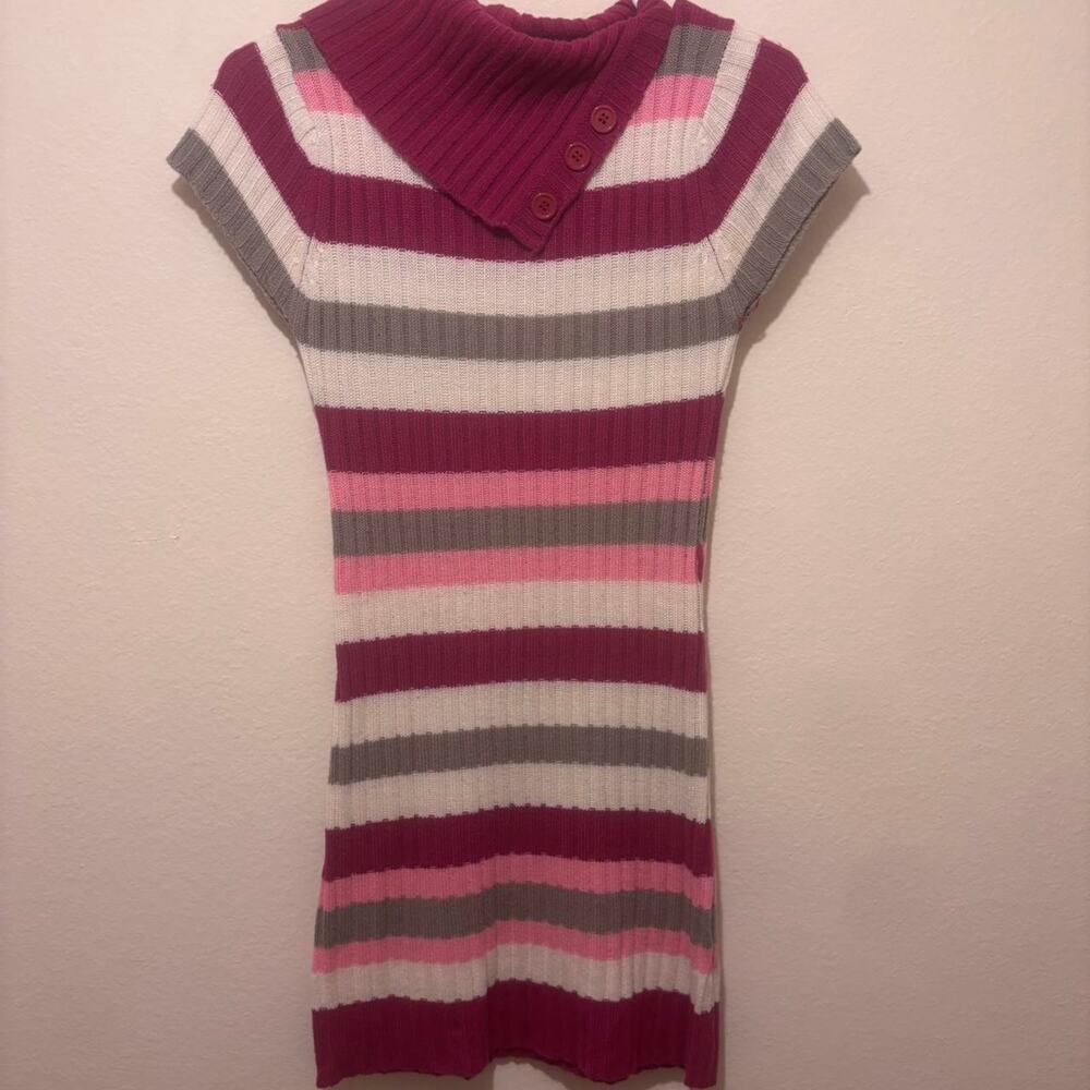 Pink and white striped